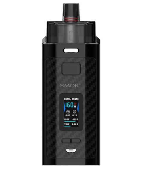 SMOK Pod System Limited Edition Black Carbon Fiber SMOK RPM160 160W Pod Mod Kit