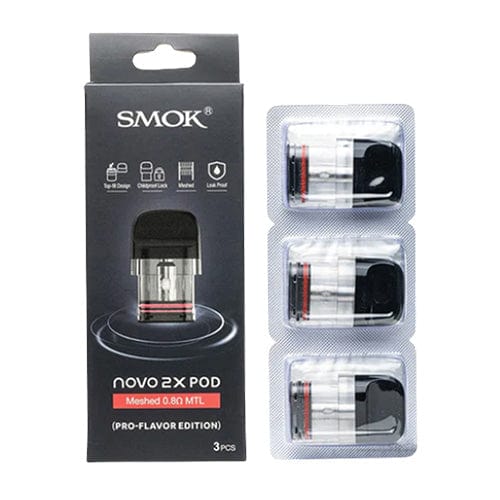 SMOK Pods 0.8ohm SMOK Novo 2X Replacement Pods (3x Pack)