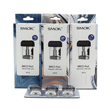 SMOK Pods SMOK MICO Replacement Pod Cartridges (Pack of 3)