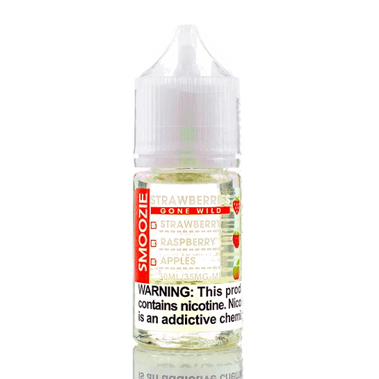 Smoozie Juice Smoozie Salt Strawberries Gone Wild 30ml Nic Salt Vape Juice