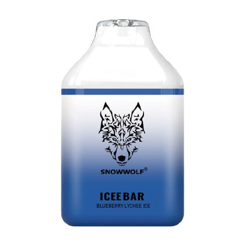 SnowWolf Disposable Vape Blueberry Lychee Ice Snowwolf Icee Bar Disposable Vape (5%, 6000 Puffs)