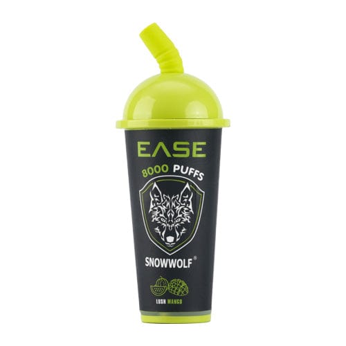 SnowWolf Disposable Vape Lush Mango Snowwolf Ease 8000 ZERO mg Disposable Vape (0mg, 8000 Puffs)
