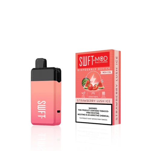 SWFT Disposable Vape Strawberry Lush Ice SWFT Mod Disposable Vape (5%, 5000 Puffs)
