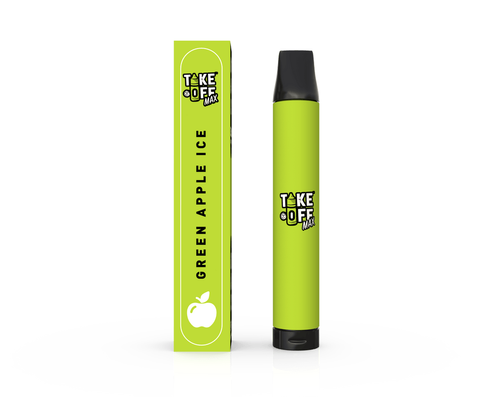 TAKE OFF Disposable Vape Green Apple Freeze Take Off Max Disposable Vape