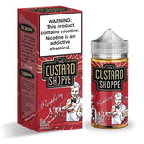 The Custard Shoppe Raspberry 100ml Vape Juice