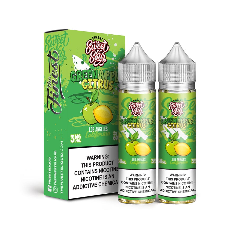 The Finest Juice The Finest Green Apple Citrus 2x 60ml Vape Juice