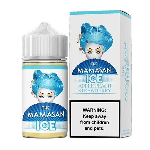 The Mamasan Juice Apple Peach Strawberry Ice 60ml Vape Juice - Mamasan