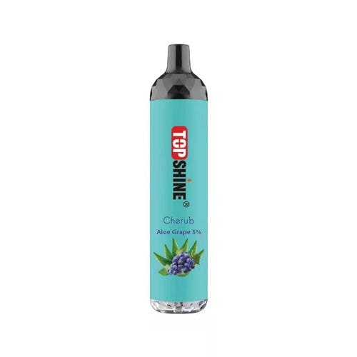 Topshine Disposable Vape Aloe Grape Tophine Cherub Disposable Vape (5%, 4500 Puffs)