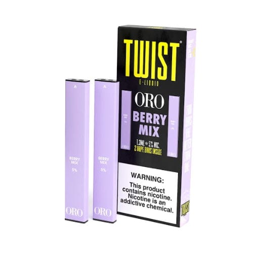 Twist E-Liquids Disposable Vape Berry Mix Twist X Oro 1.3ml Disposable Twin Pack