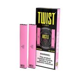 Twist E-Liquids Disposable Vape Chilly Lychee Twist X Hustle 1.3ml Disposable Twin Pack