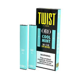 Twist E-Liquids Disposable Vape Cool Mint Twist X Oro 1.3ml Disposable Twin Pack