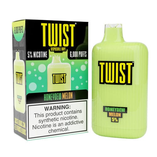 Twist E-Liquids Disposable Vape Honeydew Melon Twist Disposable Vape (5%, 6000 Puffs)