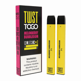 Twist E-Liquids Disposable Vape Melonberry Bubblegum TWST To Go Disposable Vape Twin Pack