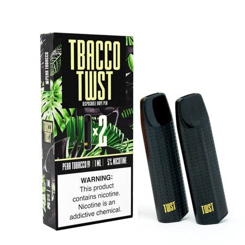 Twist E-Liquids Disposable Vape Pear Tobacco Twist Tobacco Disposable Vape Twin Pack