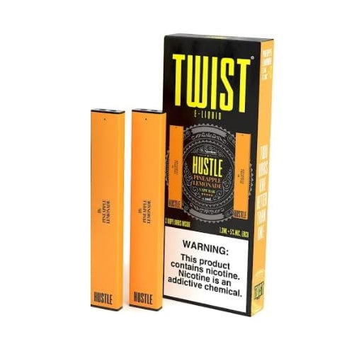 Twist E-Liquids Disposable Vape Pineapple Lemonade Twist X Hustle 1.3ml Disposable Twin Pack