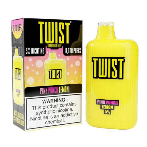 Twist E-Liquids Disposable Vape Pink Punch Lemon Twist Disposable Vape (5%, 6000 Puffs)