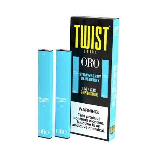 Twist E-Liquids Disposable Vape Strawberry Blueberry Twist X Oro 1.3ml Disposable Twin Pack