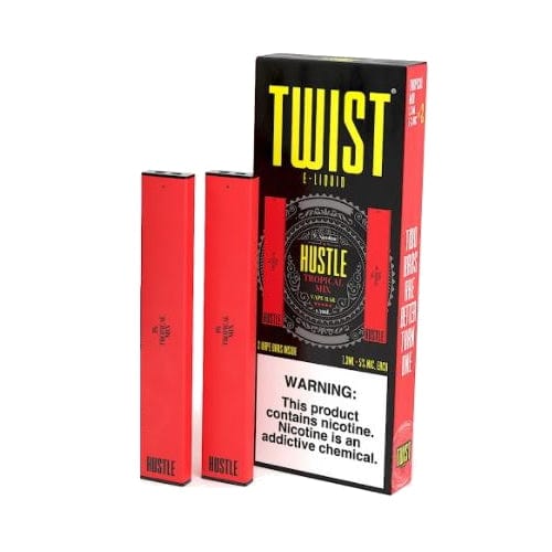 Twist E-Liquids Disposable Vape Tropical Mix Twist X Hustle 1.3ml Disposable Twin Pack