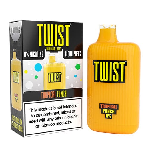 Twist E-Liquids Disposable Vape Tropical Pucker Punch Twist Disposable Vape (0%, 6000 Puffs)