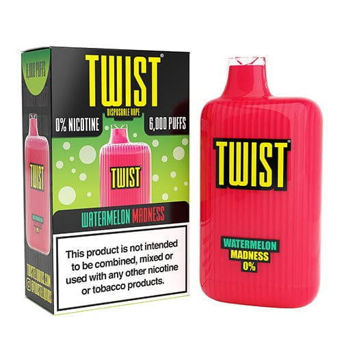 Twist E-Liquids Disposable Vape Watermelon Madness Twist Disposable Vape (0%, 6000 Puffs)