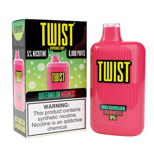 Twist E-Liquids Disposable Vape Watermelon Madness Twist Disposable Vape (5%, 6000 Puffs)