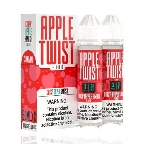 Twist E-Liquids Juice Crisp Apple Smash 2x 60ml (120ml) Vape Juice - Twist E-Liquids