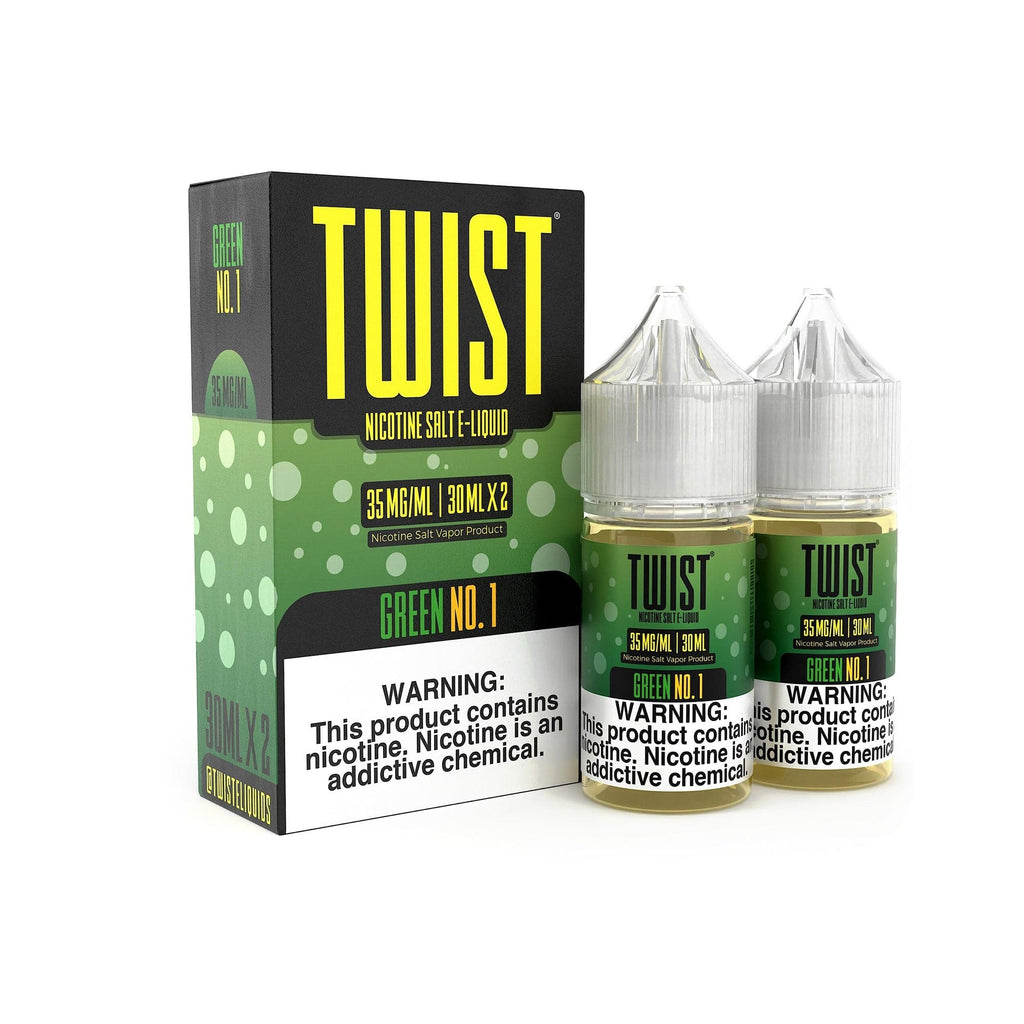 Twist E-Liquids Juice Green No.1 2x 30ml (60ml) Nic Salt Vape Juice - Twist E-Liquids