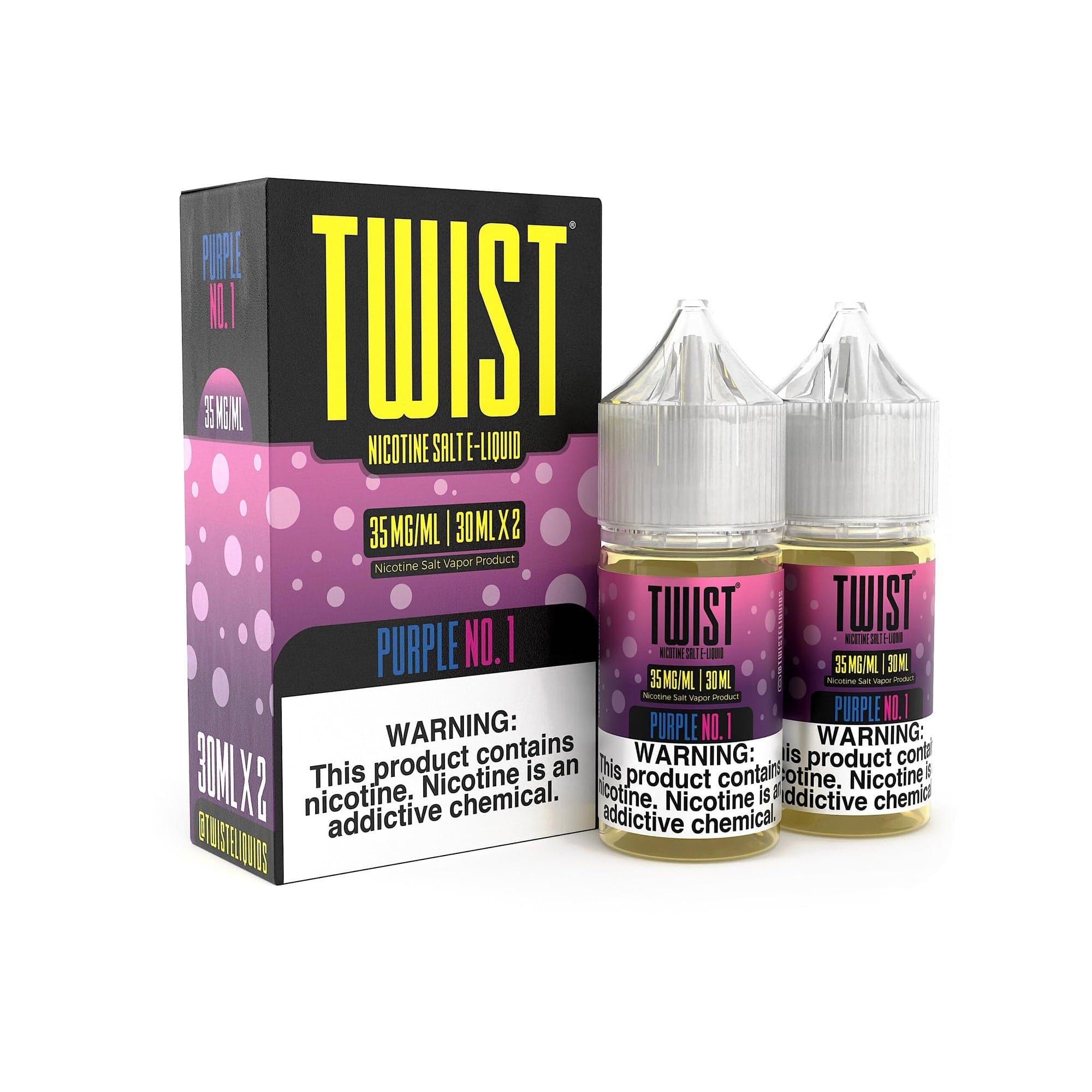 Twist E-Liquids Juice Twist E-Liquid Purple No.1 2x 30ml (60ml) Nic Salt Vape Juice - Twist E-Liquids