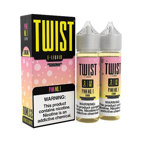 Twist E-Liquids ZERO MG 0mg Twist E-Liquid Pink No. 1 (previously Pink Punch Lemonade) 120ml Vape Juice - 0mg