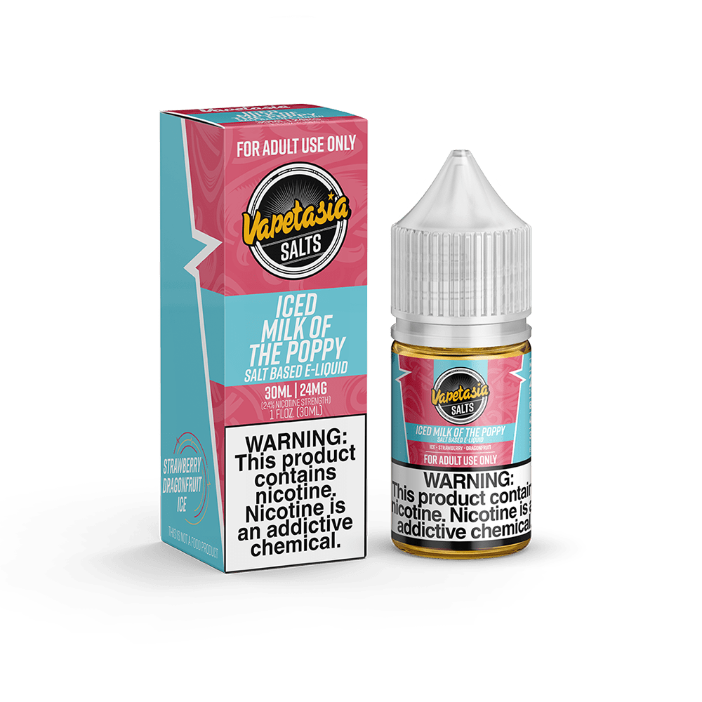 Vapetasia Juice Vapetasia Salts ICED Milk of the Poppy 30ml Nic Salt Vape Juice