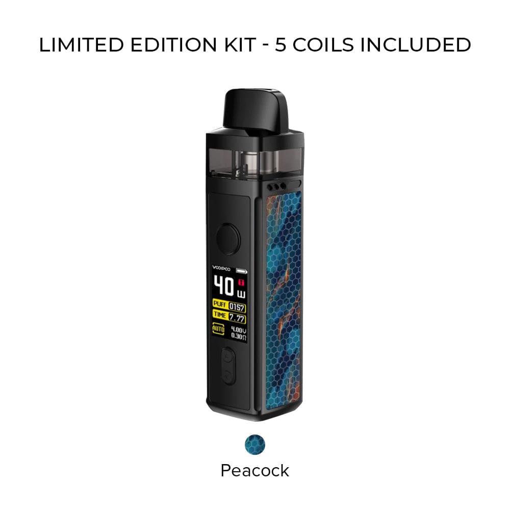 VOOPOO Pod System Peacock Limited Edition (5 Coils Included) Vinci 40W Pod System - Voopoo