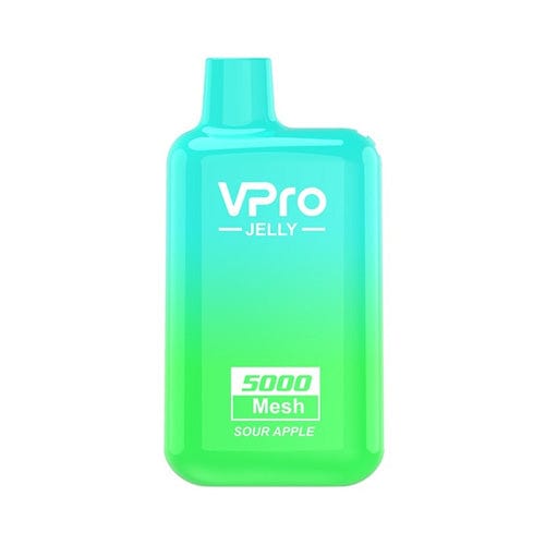 VPro Disposable Vape Sour Apple VPro New Jelly Disposable Vape (5%, 5000 Puffs)