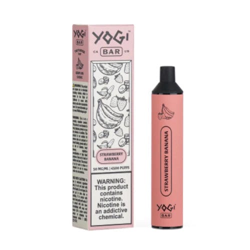 Yogi Disposable Vape Strawberry Banana Yogi Bar 4500 Disposable Vape (5%, 4500 Puffs)