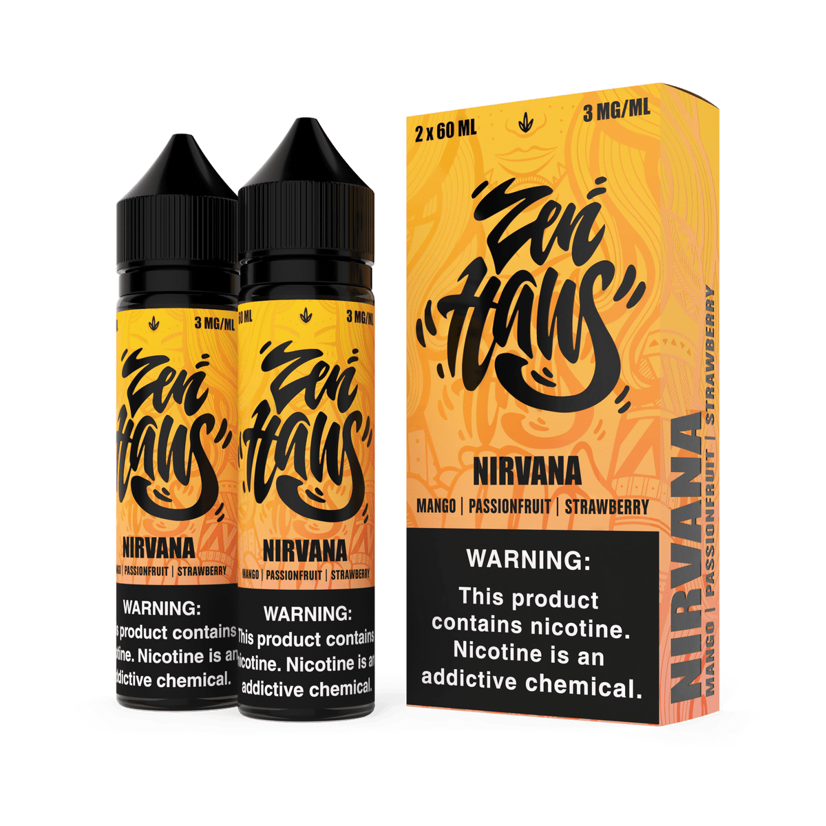 Zen Haus Juice Zen Haus Nirvana (Mango+Passionfruit+Strawberry) 120ml Vape Juice