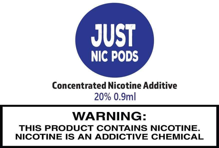 Zin Nicotine Additive Zin Just Nic Pods Nicotine Additive