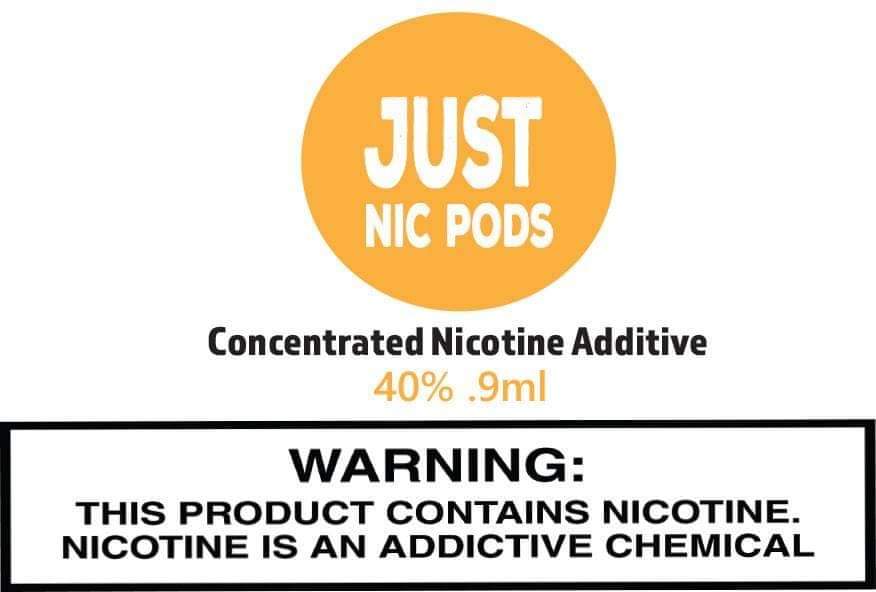 Zin Nicotine Additive Zin Just Nic Pods Nicotine Additive