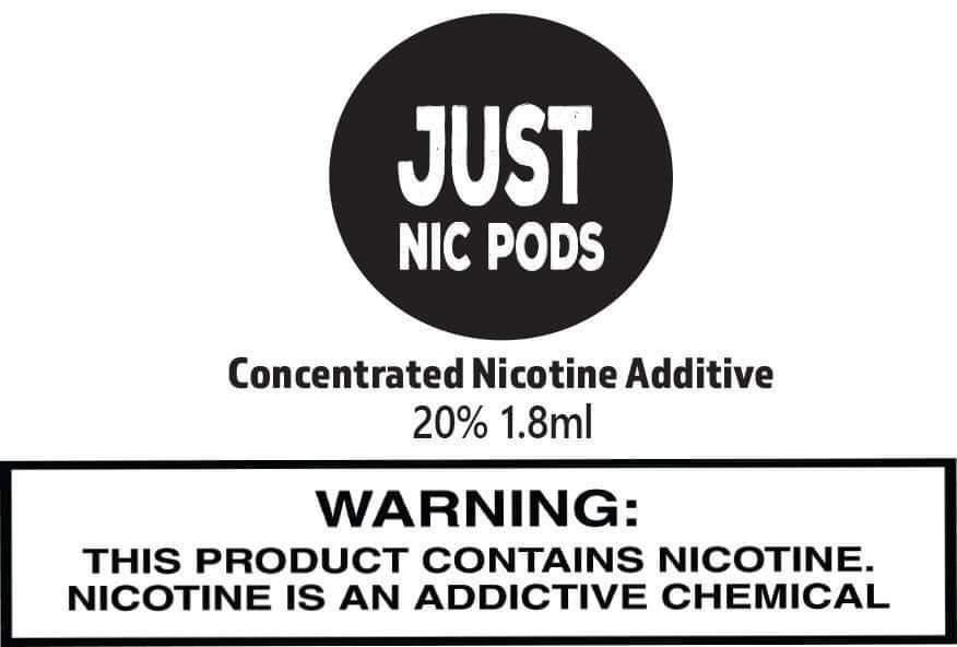 Zin Nicotine Additive Zin Just Nic Pods Nicotine Additive