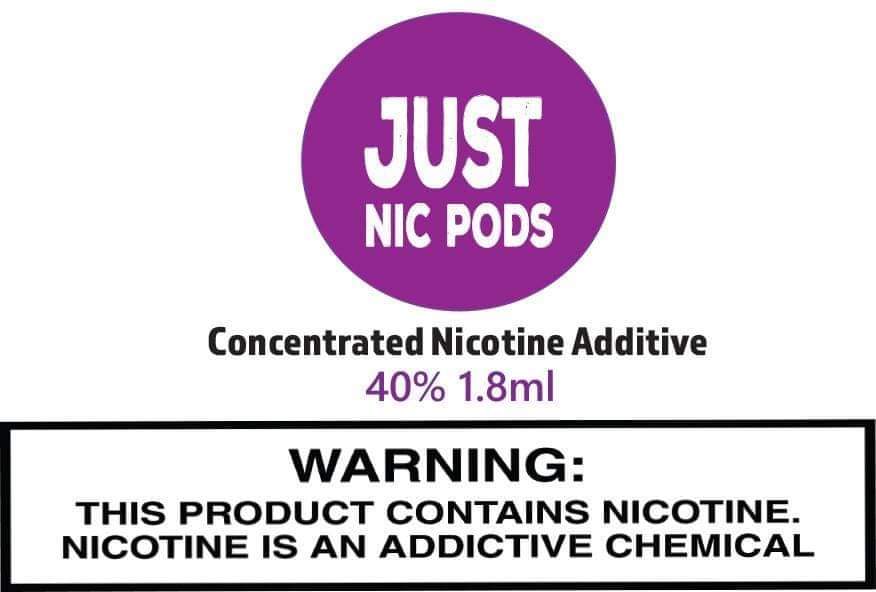 Zin Nicotine Additive Zin Just Nic Pods Nicotine Additive