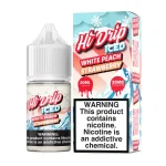 Hi-Drip Iced White Peach Strawberry 30ml Nic Salt Vape Juice