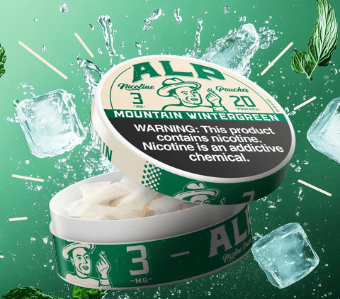 alp nicotine pouch Mountain Wintergreen