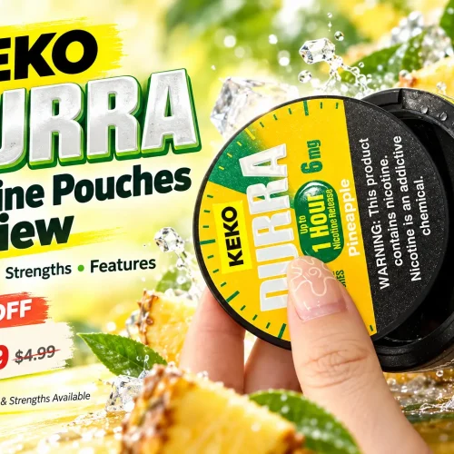 KEKO Nicotine Pouches Review: DURRA, SNAP, Flavors & Strengths