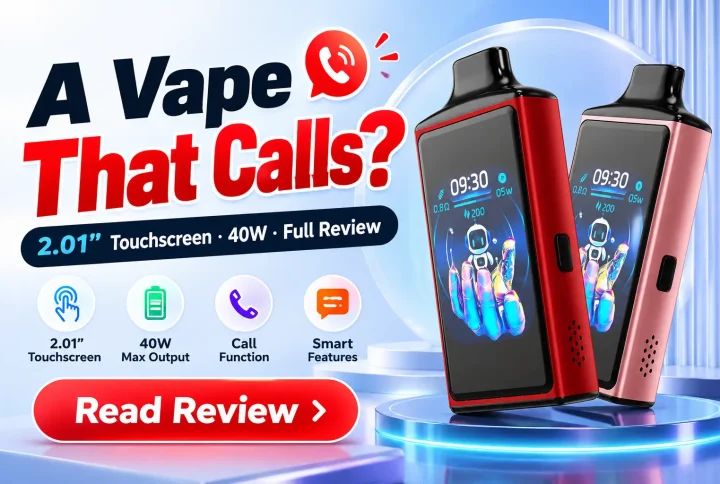 V-Pod S Review: This Vape Makes Phone Calls?